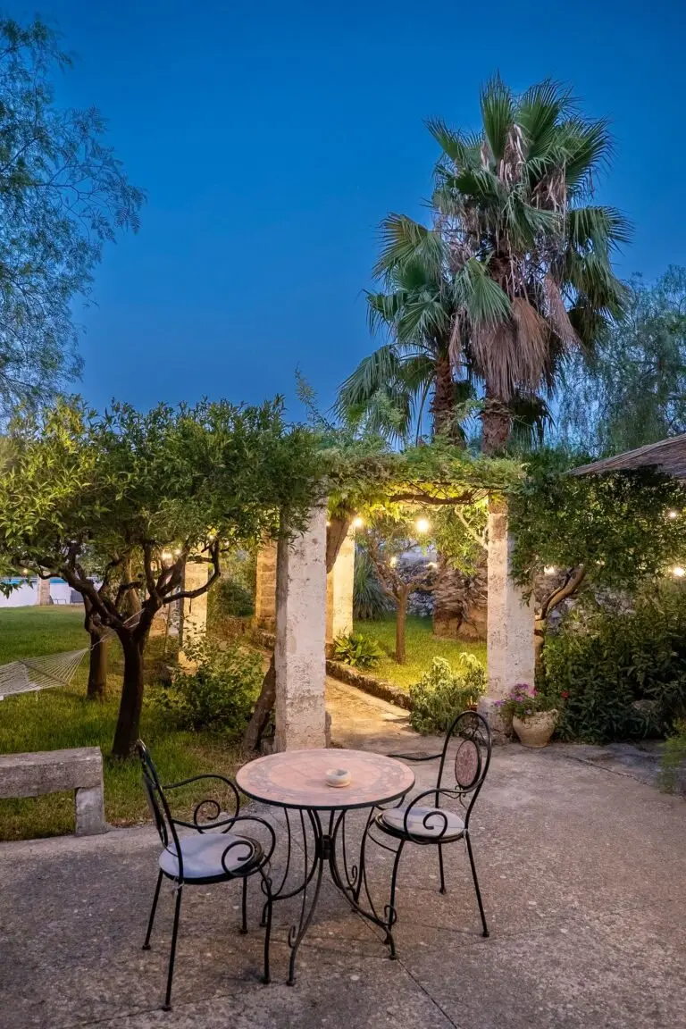 Il piazzale della masseria